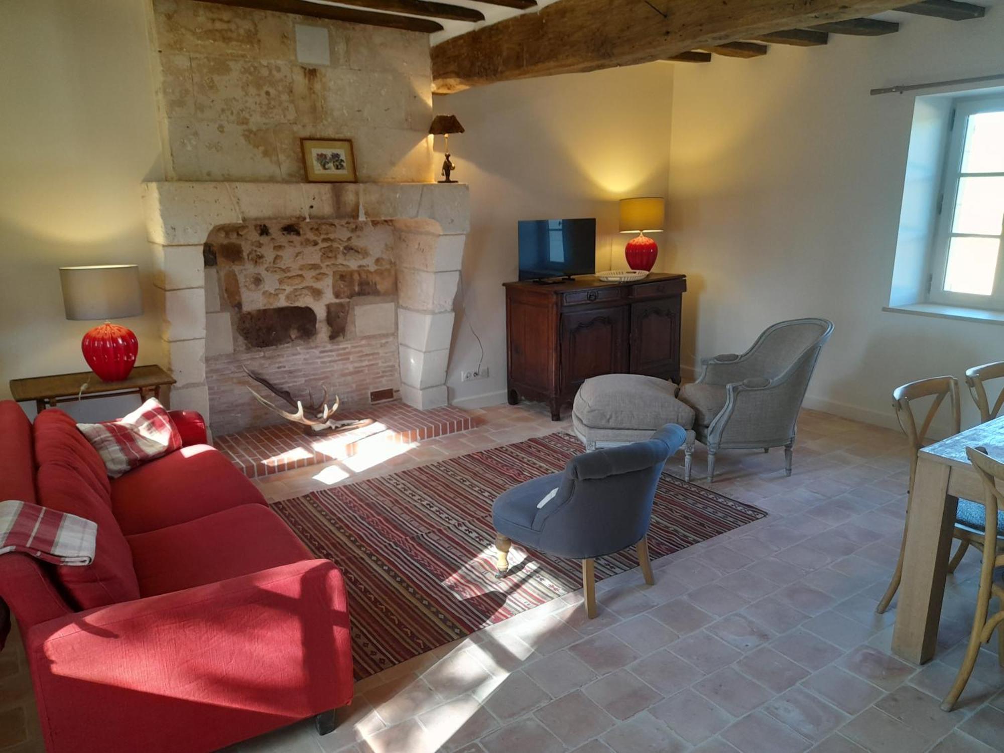 Chambourg-sur-Indre Le Puits Renaissance - Gites De Caractere Et Piscine Chauffee מראה חיצוני תמונה