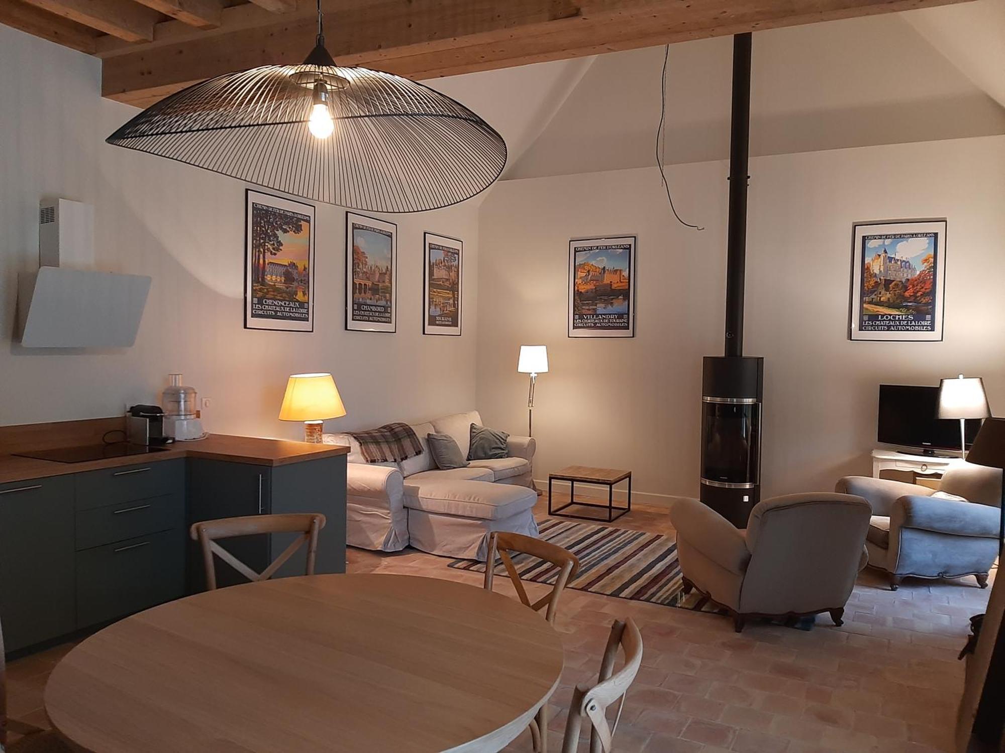 Chambourg-sur-Indre Le Puits Renaissance - Gites De Caractere Et Piscine Chauffee מראה חיצוני תמונה