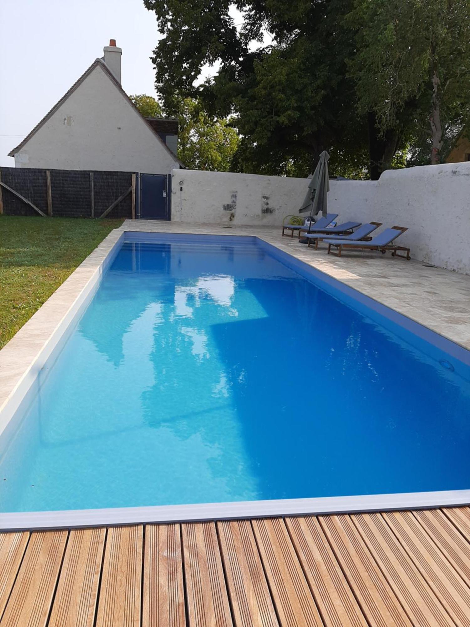 Chambourg-sur-Indre Le Puits Renaissance - Gites De Caractere Et Piscine Chauffee מראה חיצוני תמונה