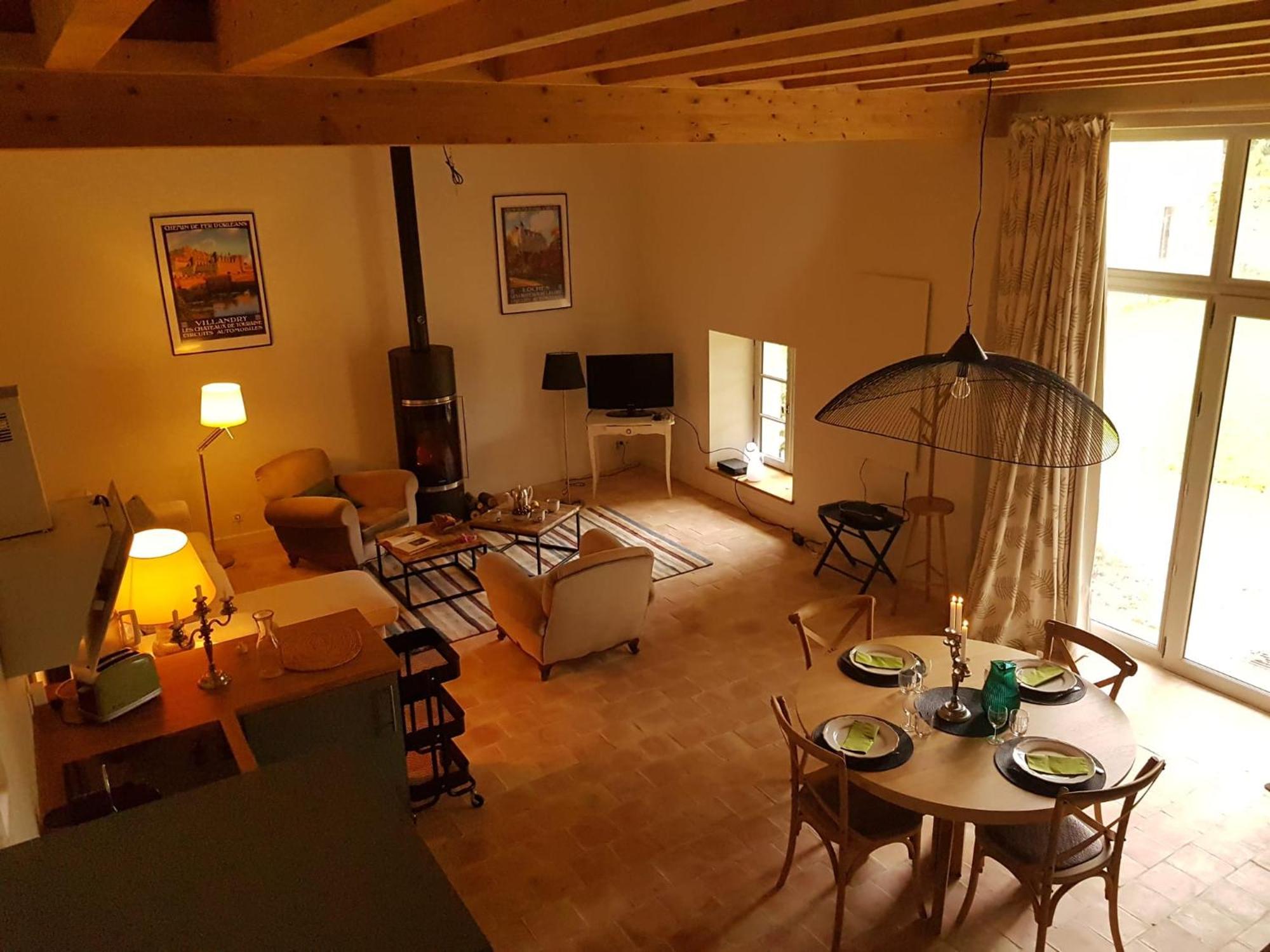 Chambourg-sur-Indre Le Puits Renaissance - Gites De Caractere Et Piscine Chauffee מראה חיצוני תמונה